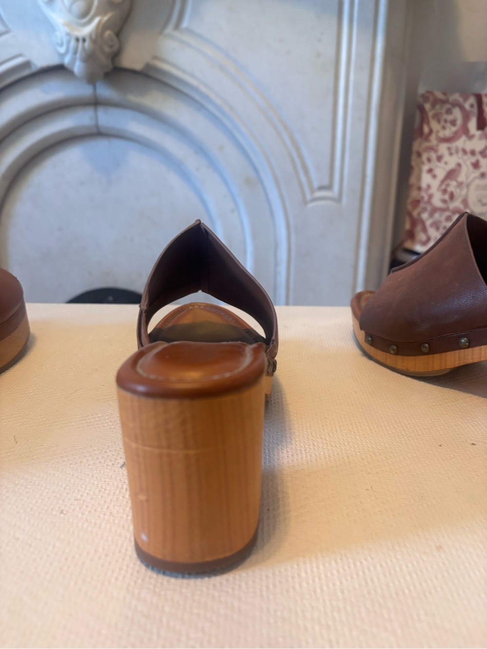 MIA Serena Clog Sandals with Block Heel